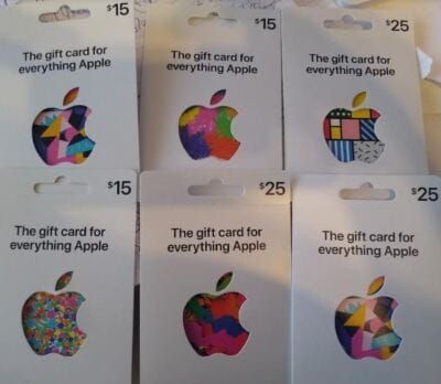 แผนภูมิอัตราความสำเร็จของเกม Apple Gift Card