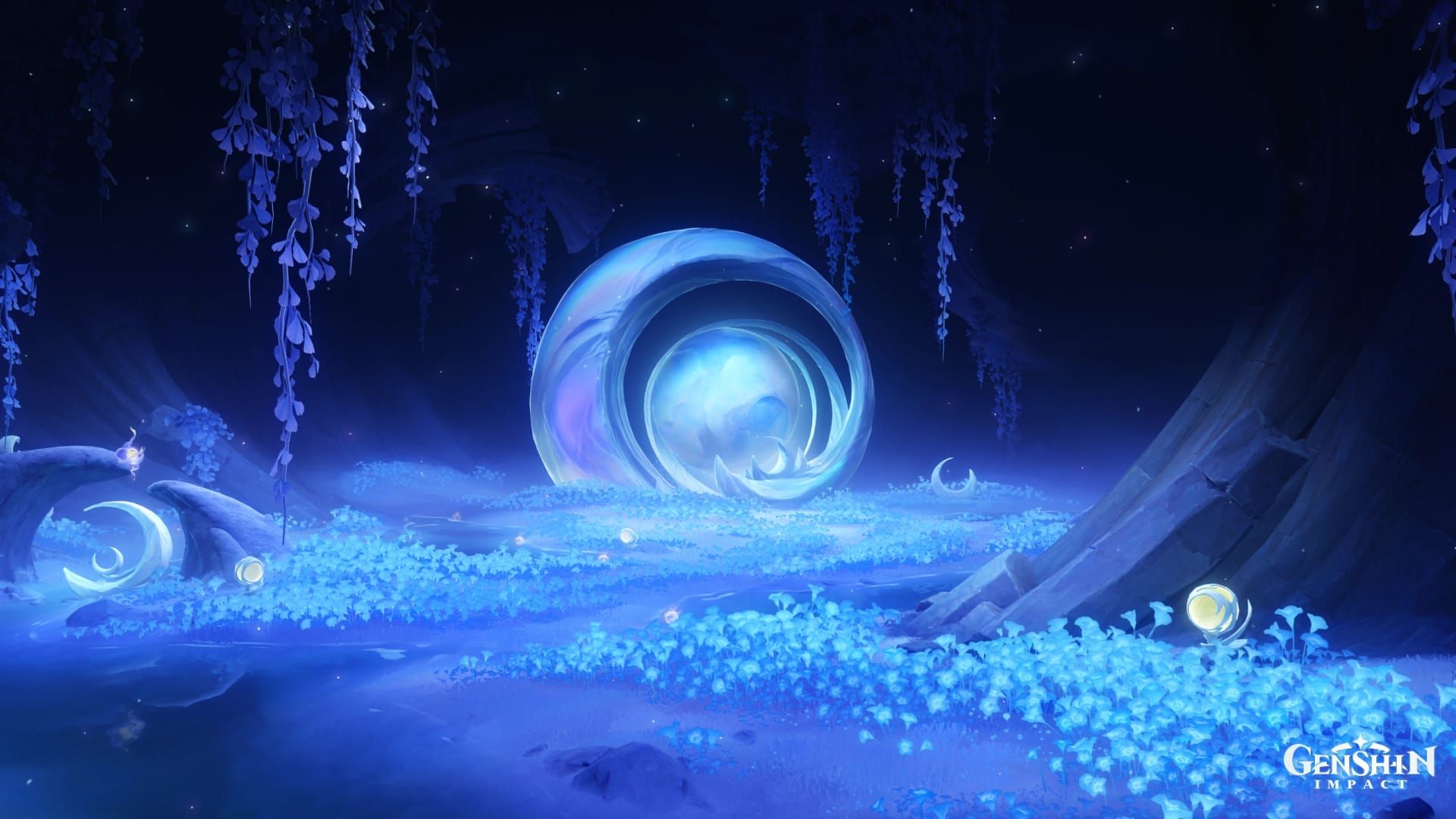 原神のシルバームーン・ホールでコロンビーヌを復元するためのステップバイステップガイドのスクリーンショット