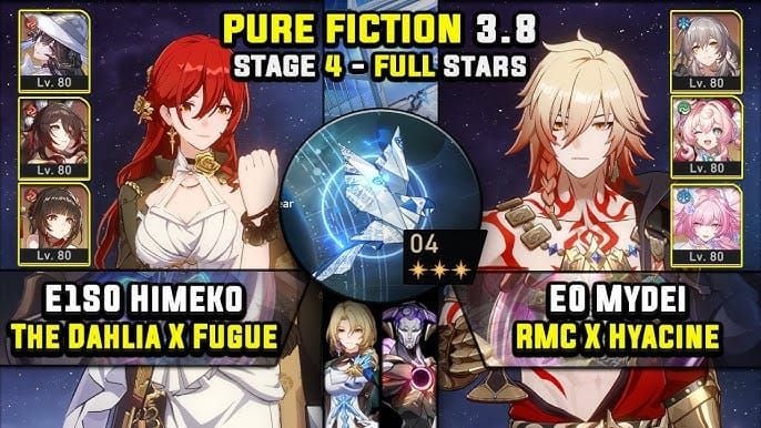 虚構叙事における崩壊：スターレイル姫子の無凸と1凸のダメージ比較チャート