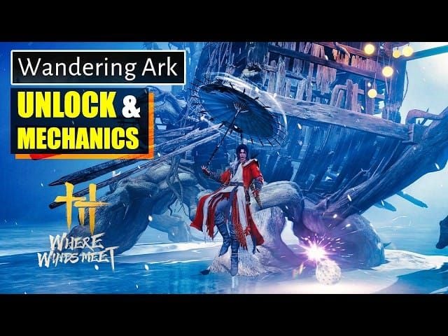 Where Winds Meet Wandering Ark world boss guide screenshot with phase mechanics