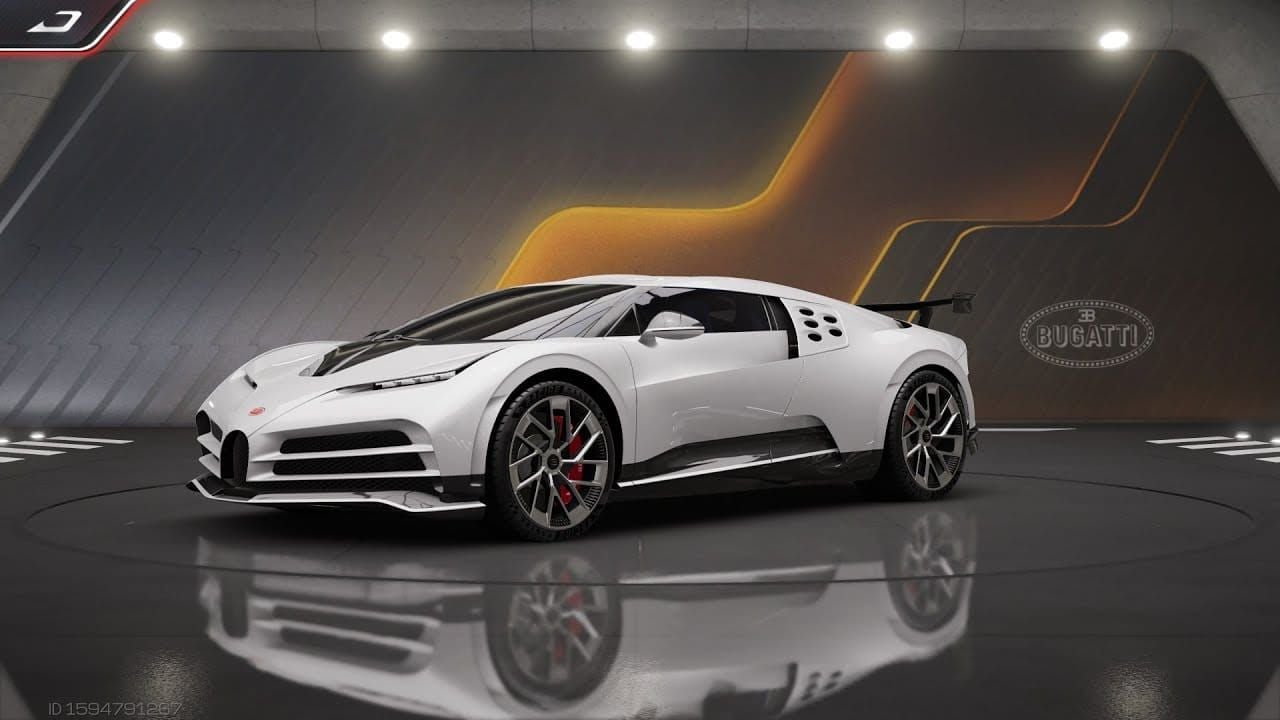 لقطة شاشة لسيارة Centodieci P1 في Racing Master SEA في نمط Time Trial على مسار 26S2