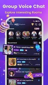 Interfaccia del programma di referral di Hiya Live con ID utente e opzioni di condivisione del link