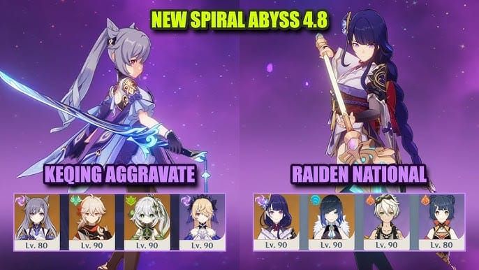 Recommended characters Yelan, Raiden, and Keqing for Radiant Moonfly boss fight