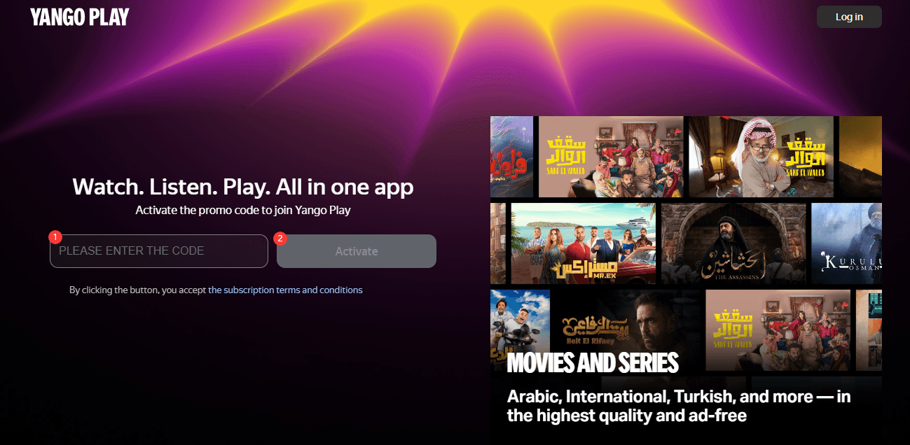 How to recharge Yango Play Subscription  UAE/KSA