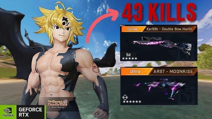 Skin premium Blood Strike Lucian Meliodas daripada kolaborasi Seven Deadly Sins