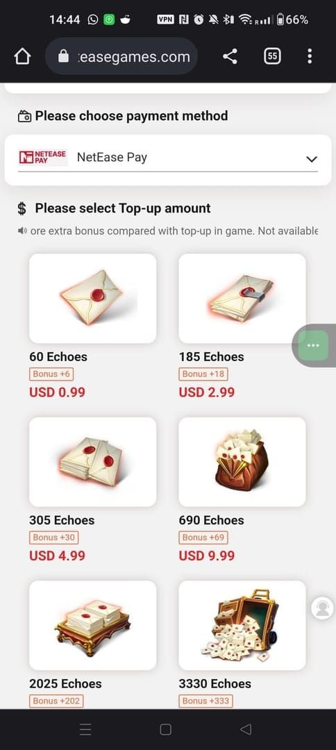 Tabela porównawcza kosztów Echoes dla pełnej i częściowej kolekcji Identity V COA IX