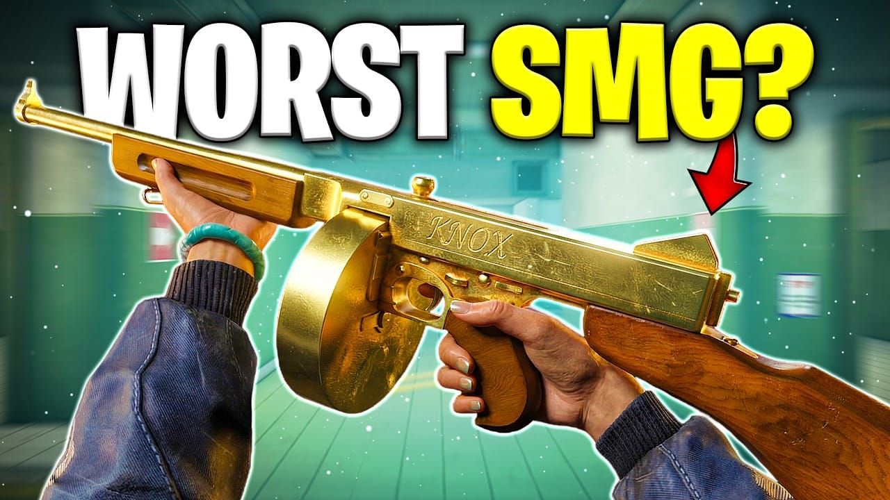 Gambar peralatan SMG Thompson Blood Strike untuk bertahan di ronde ekonomi dalam S&D