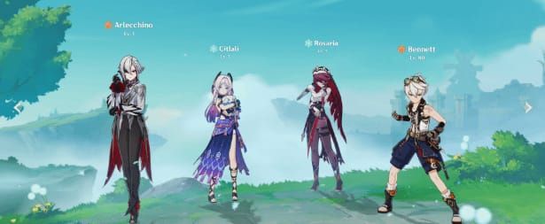 Comparaison entre Citlali et Rosaria pour les équipes de fonte d'Arlecchino dans Genshin Impact