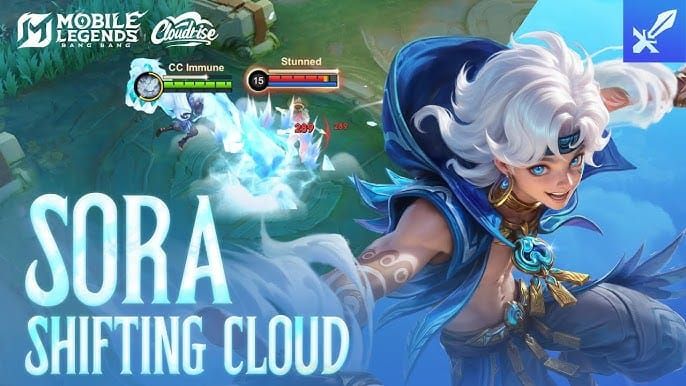 मोबाइल लेजेंड्स बैंग बैंग सोरा बेसिक गैंक कॉम्बो स्क्रीनशॉट