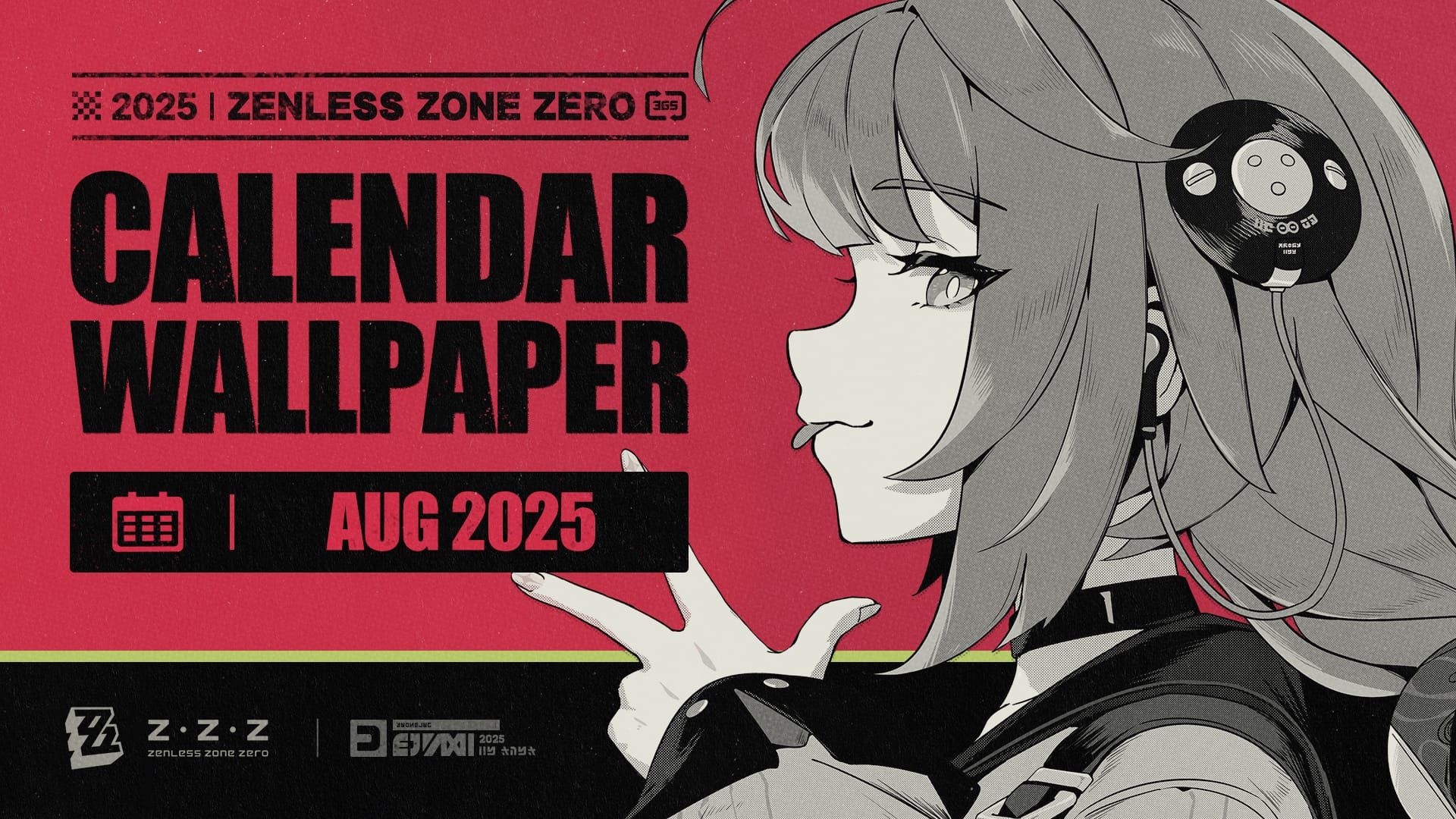 Ventana emergente del calendario del evento de inicio de sesión de Año Nuevo de Zenless Zone Zero con recompensas de Películas