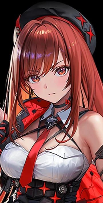 Goddess of Victory: NIKKE स्टेप अप रिक्रूट बैनर से Rapi: Red Hood SSR कैरेक्टर आर्टवर्क