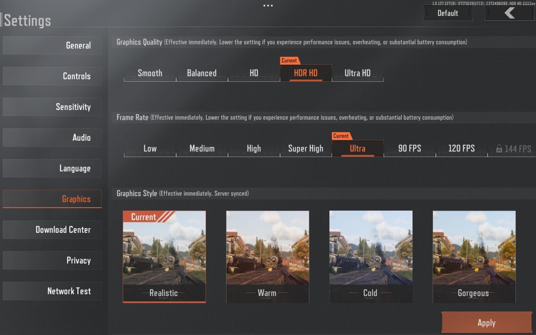 Arena Breakout FPS tweak interface with DLSS and Reflex settings