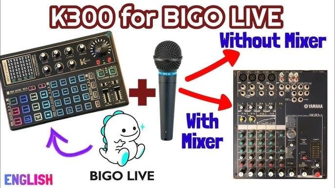 Recommended microphone equipment for BIGO Live official host streaming setup