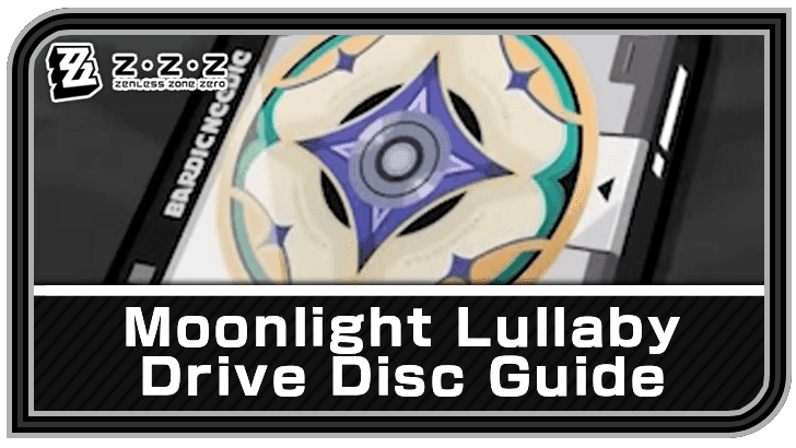 Moonlight Lullaby 4-delige Music Disc set in Zenless Zone Zero