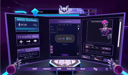 WeSing 배틀 모드와 듀엣 모드 인터페이스의 비교를 보여주는 다양한 게임 플레이 기능