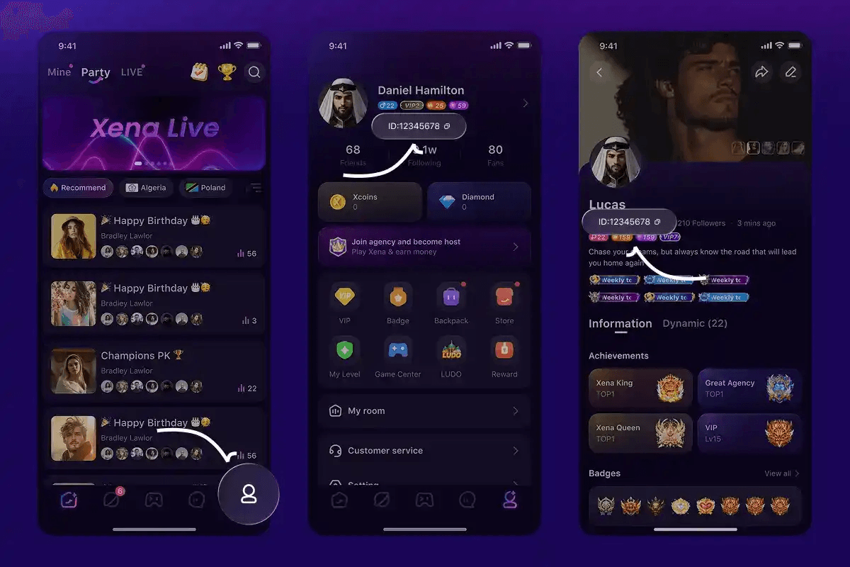 How to recharge Xena Live