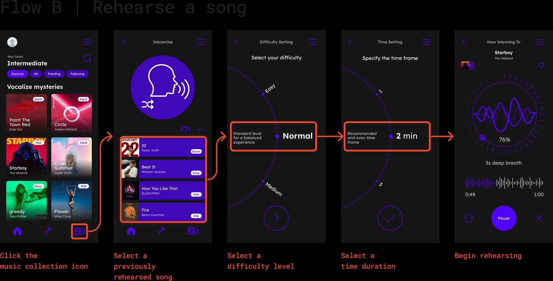 StarMaker: Sing Karaoke Coins pitch scoring interface example