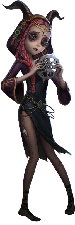 Personnage de la Prêtresse d'Identity V avec ses portails