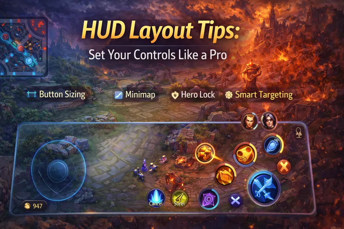 In-game battle speed multiplier and auto combat buttons in Mobile Legends Adventure