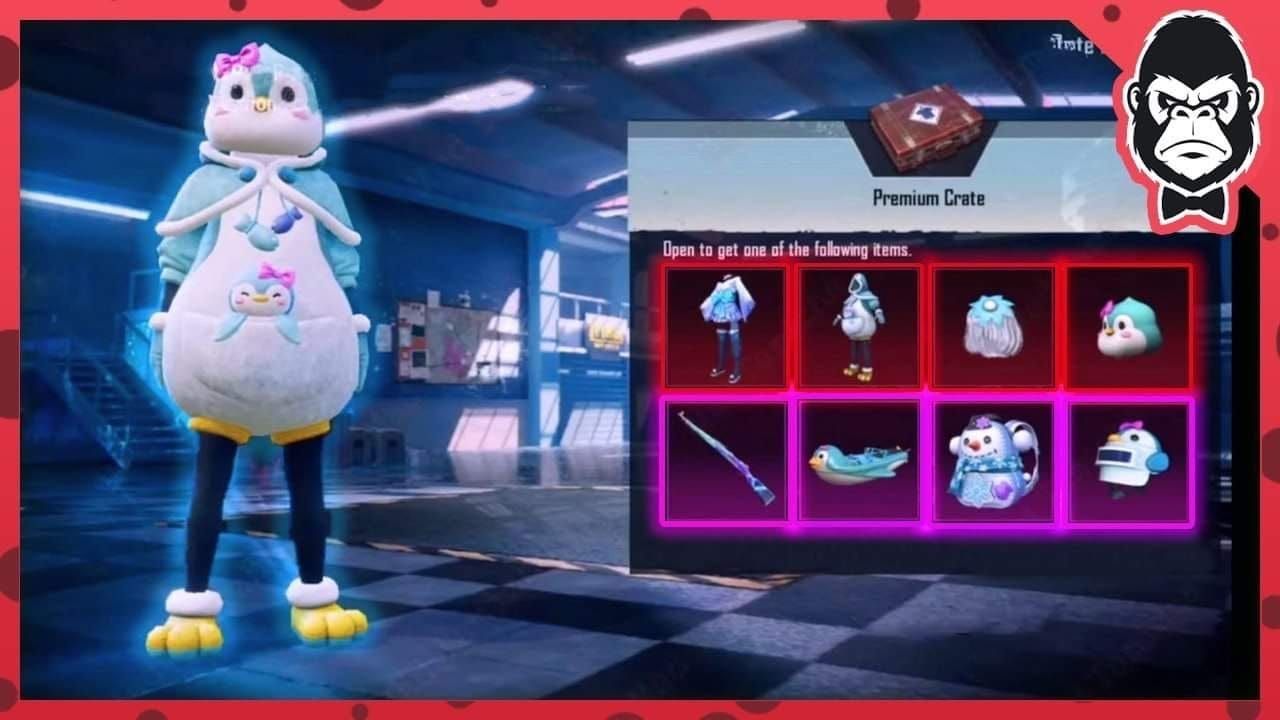 Paparan skin watak Penguin Town dalam PUBG Mobile