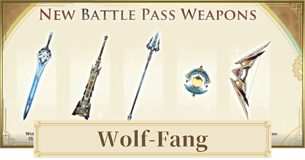 Arme F2P Genshin Impact pentru Durin: Wolf-Fang și Lion’s Roar