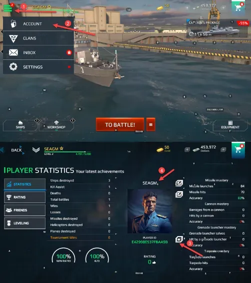 How to top-up Modern Warship Package - BitTopup