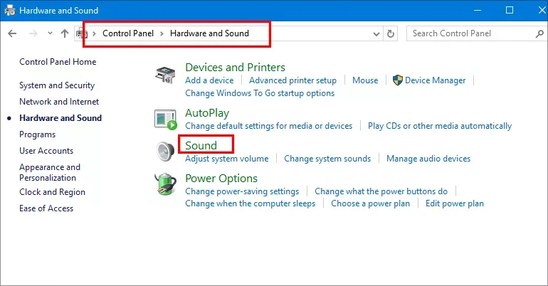 Panneau de configuration des notifications système Windows