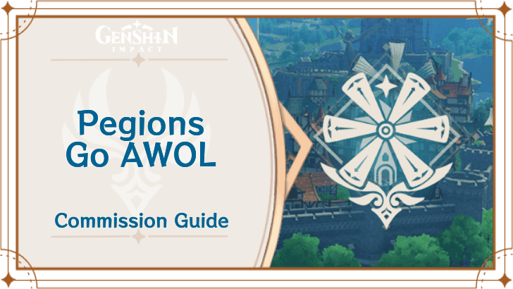 Guia para a missão Pombos Sumidos em Genshin Impact usando Visão Elemental