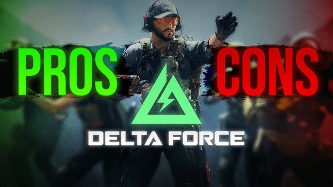Gráfico de prós e contras para o Radar de Áudio do Delta Force vs. som bruto