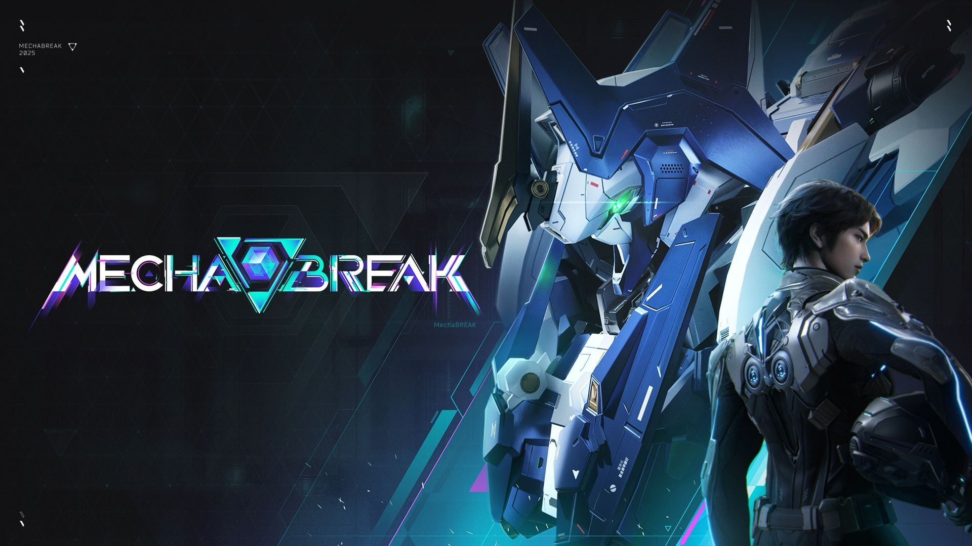 Mecha BREAK pilot profile showing numerical Player ID