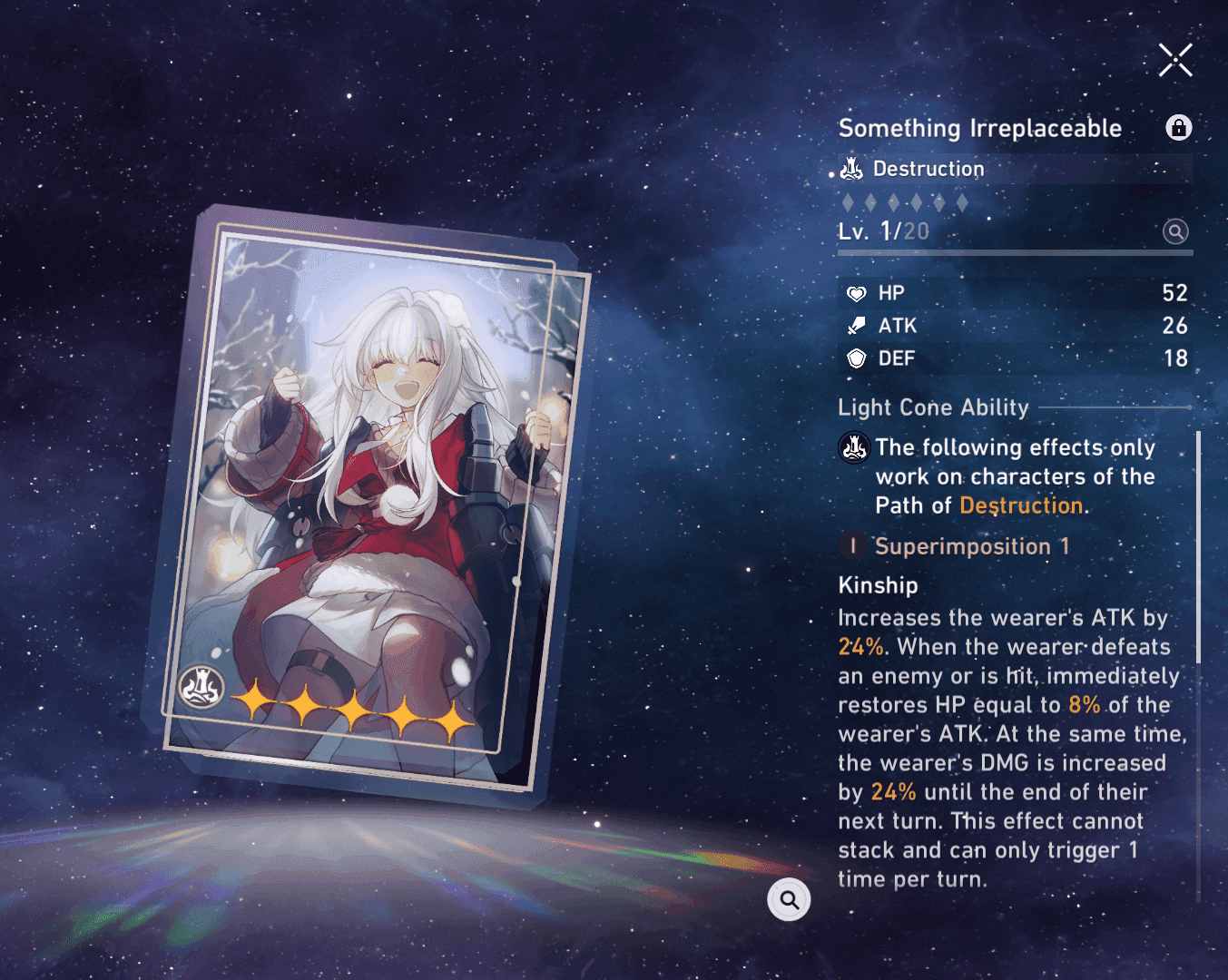 Light Cone "Something Irreplaceable" من Honkai Star Rail يظهر إحصائيات سلاح 4 نجوم وآليات التراكم