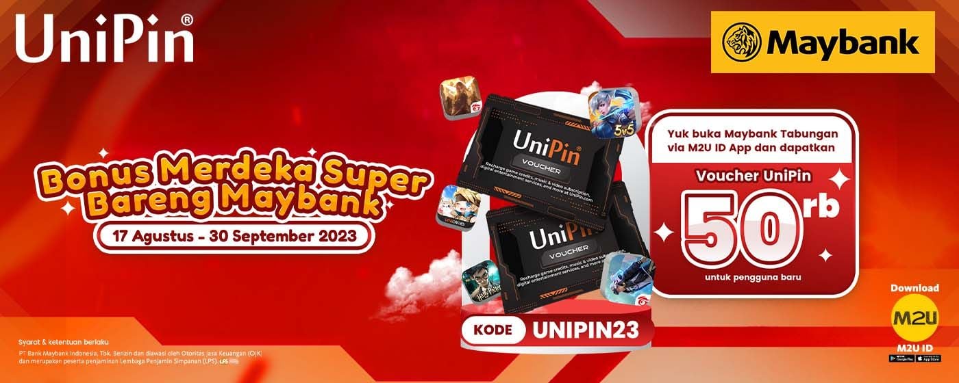 UniPin Voucher MY 50 Ringgit card tier