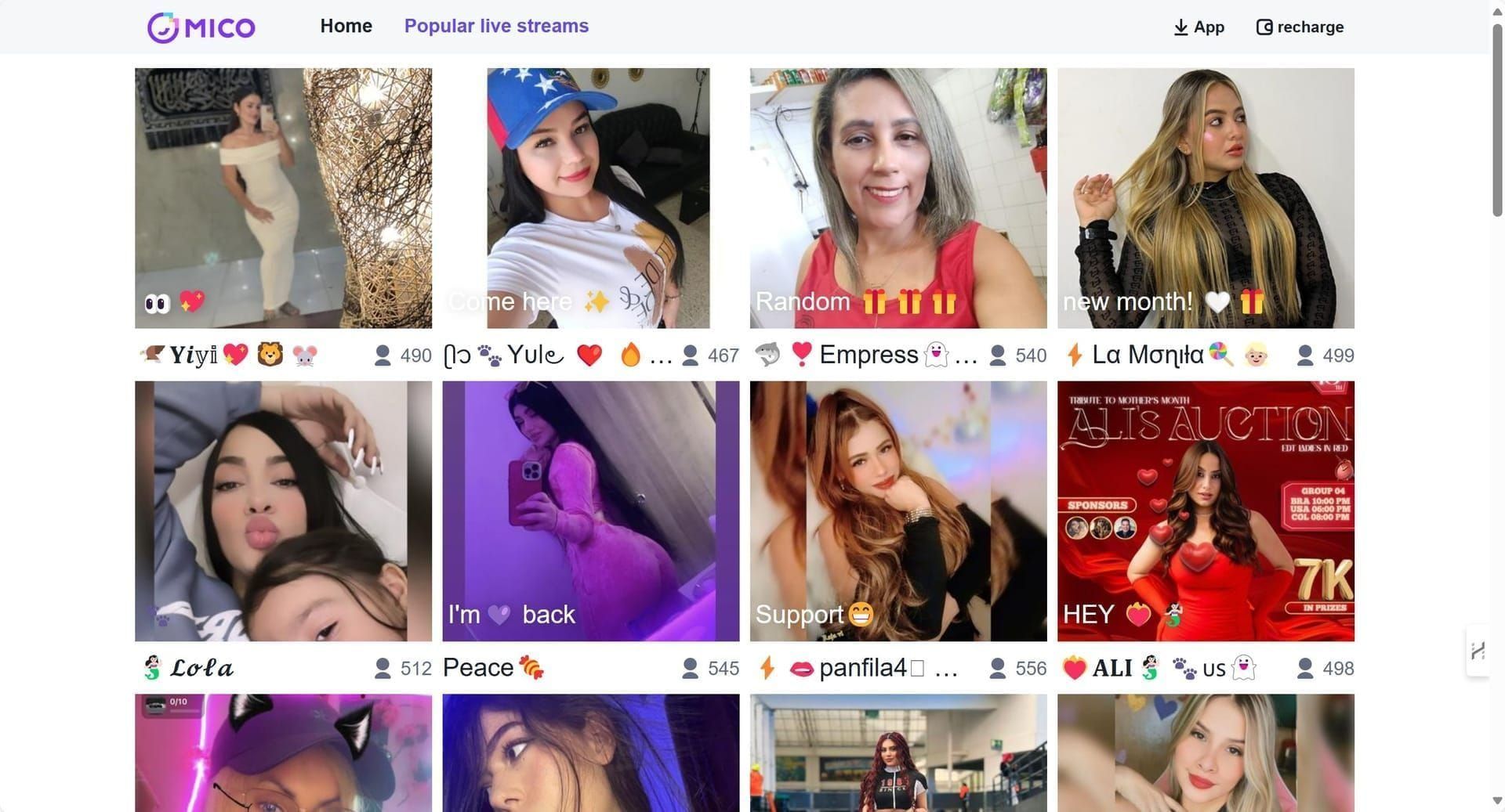 Guida alla griglia fotografica del profilo MICO Live che mostra il layout ottimale del primo piano principale e delle foto secondarie degli hobby