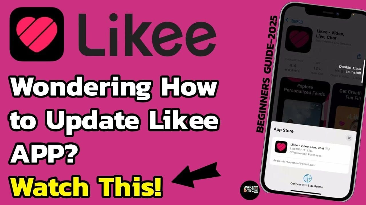 Step-by-step guide for updating Likee app on Android