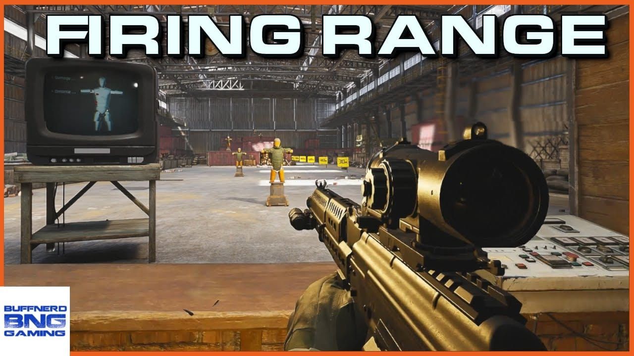 用於手把測試和校準的暗區突圍訓練場介面