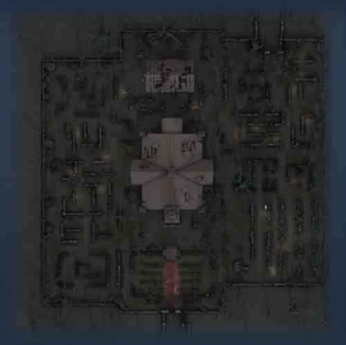 Identity V 넓은 맵: 암호 장치 위치와 지형