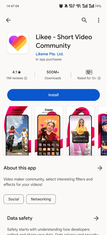 Guía para crear cortos virales de Likee con efectos de RA y llamadas a la acción