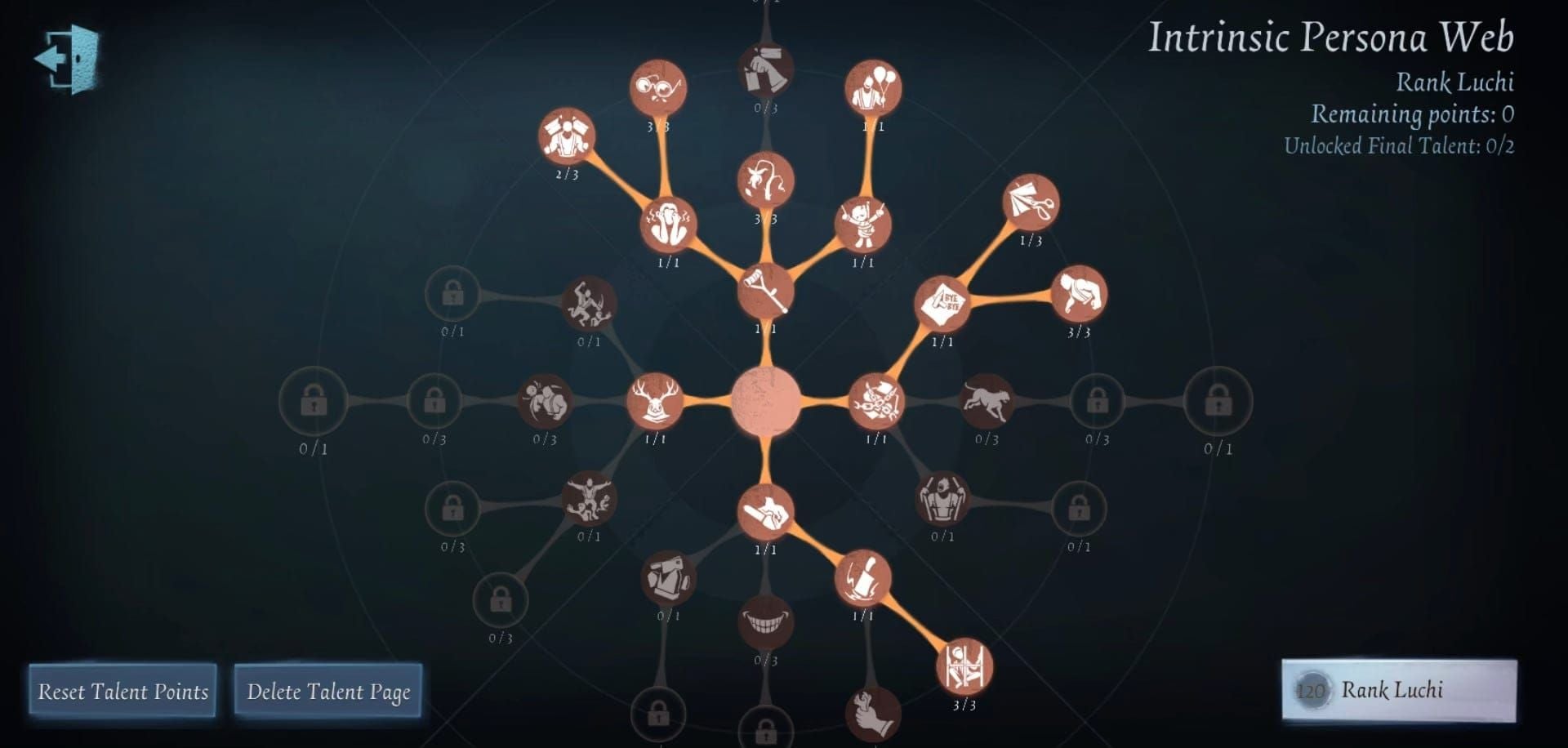 Build de persona de chasseur de rang S dans Identity V