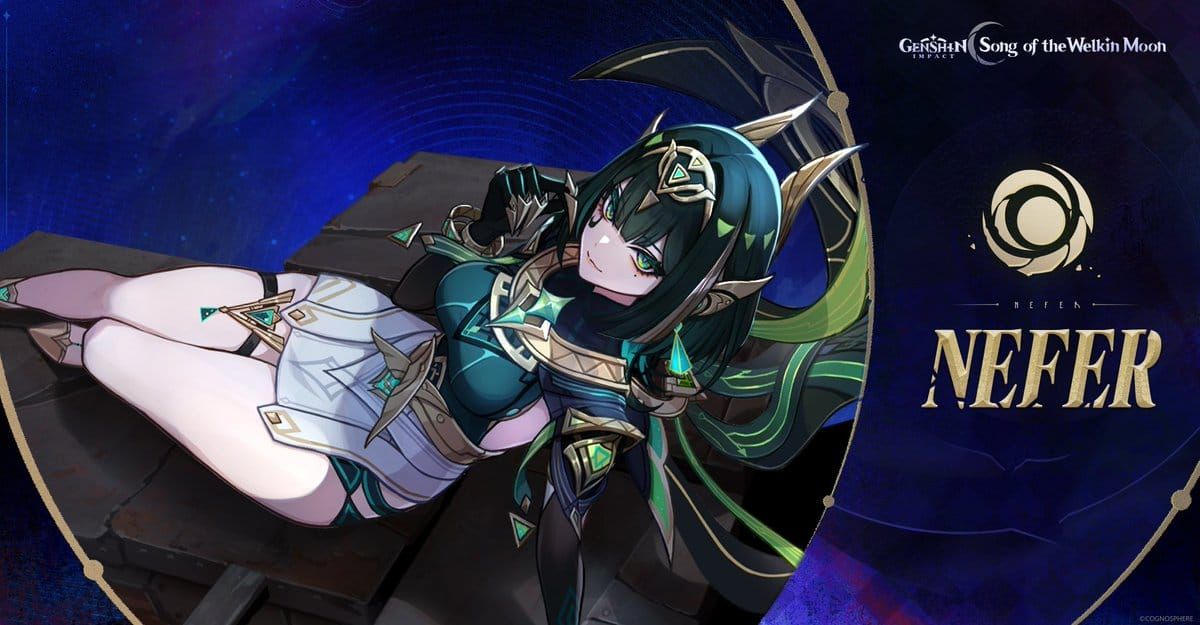 गेन्शिन इम्पैक्ट नेफर पात्र ज़ोन प्रभावों के साथ डेंड्रो कैटालिस्ट क्षमताओं का उपयोग कर रहा है