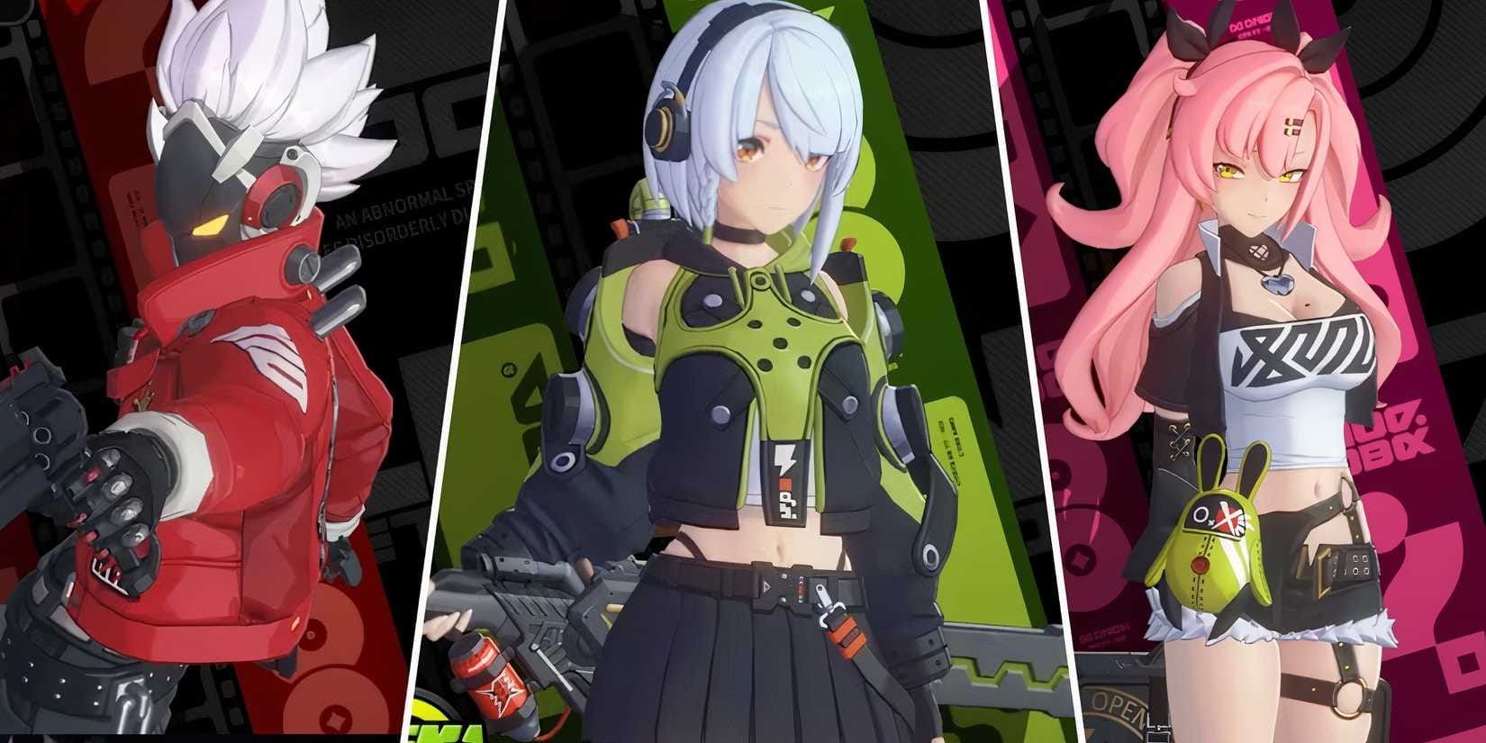 Squadra Bangboo di Zenless Zone Zero: Amillion, Billy, Anby e Piper per la co-op Fisica