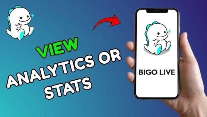 선물 통계가 있는 Bigo Live 크리에이터 스튜디오 대시보드