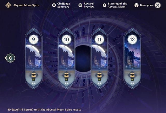 شاشة إكمال الهاوية الحلزونية الطابق 12 تعرض وقت إنجاز أقل من دقيقتين باستخدام فريق بينيت C6 دورين هايبركاري