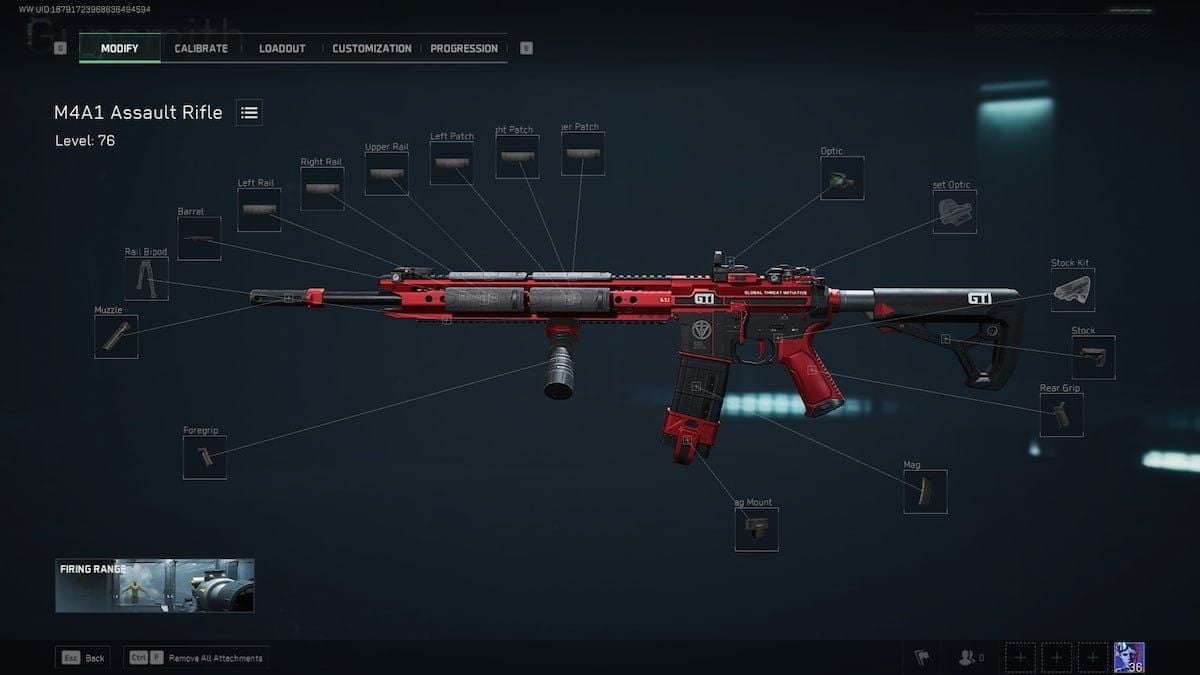 ปืนไรเฟิลจู่โจม M4A1 ของ Delta Force พร้อมอุปกรณ์เสริมที่แนะนำสำหรับผู้เริ่มต้น