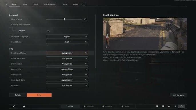 إعداد ربط المفاتيح وعناصر التحكم في Arena Breakout Infinite