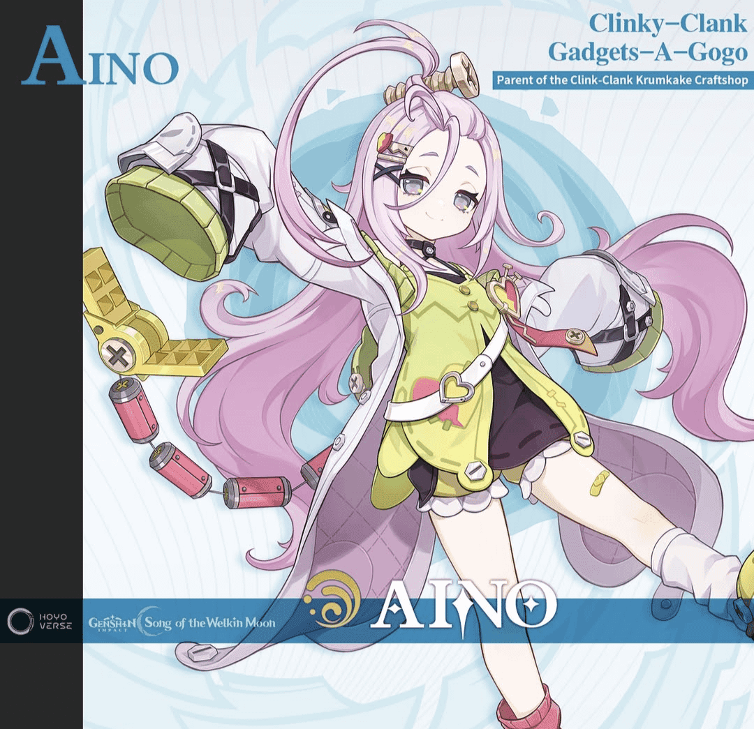 Aino using Musecatcher skill with teleportation effects