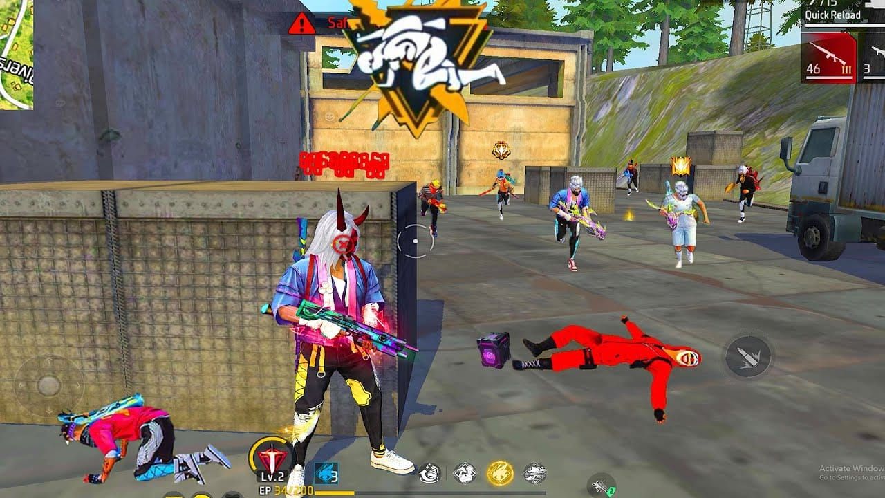 Komposisi pasukan full rush Free Fire Flame Arena