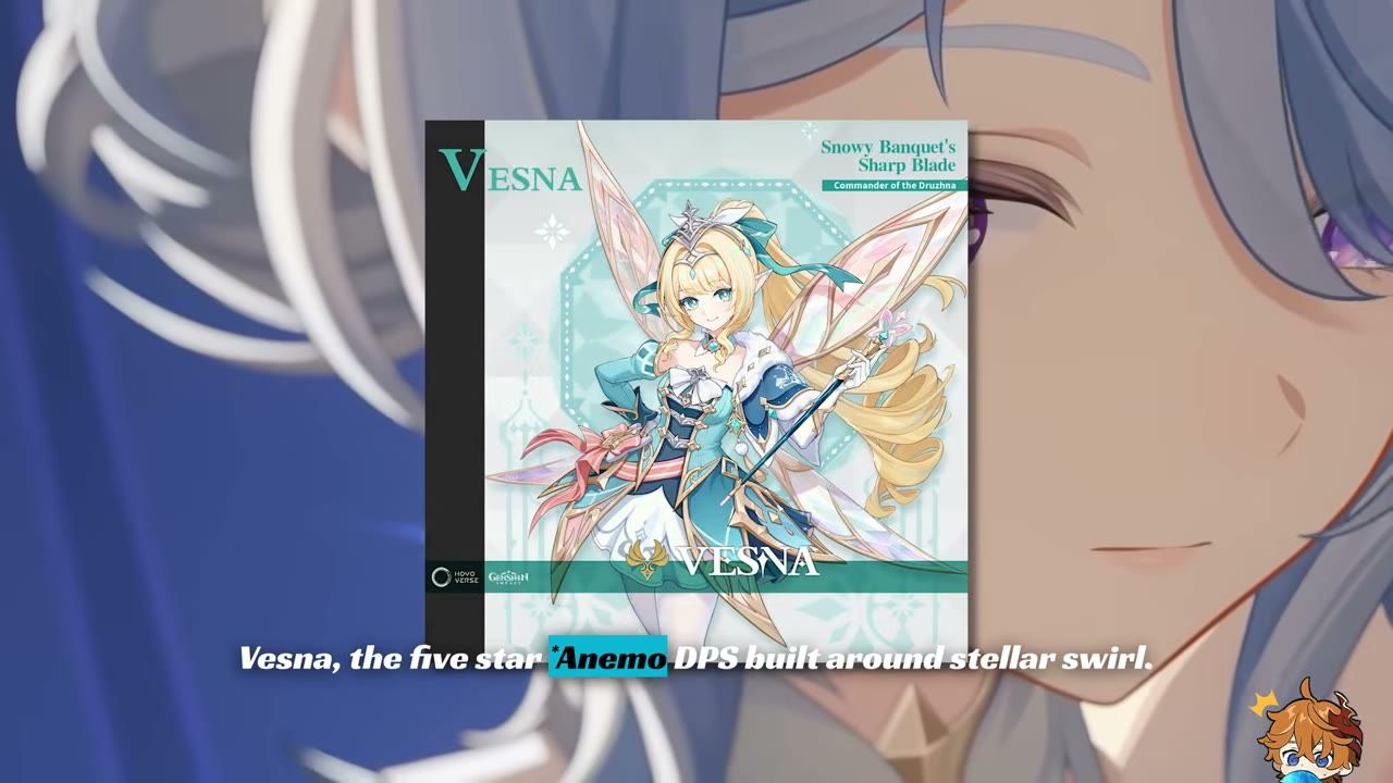 Vesna DPS Anemo con vortice stellare in Genshin Impact 7.1