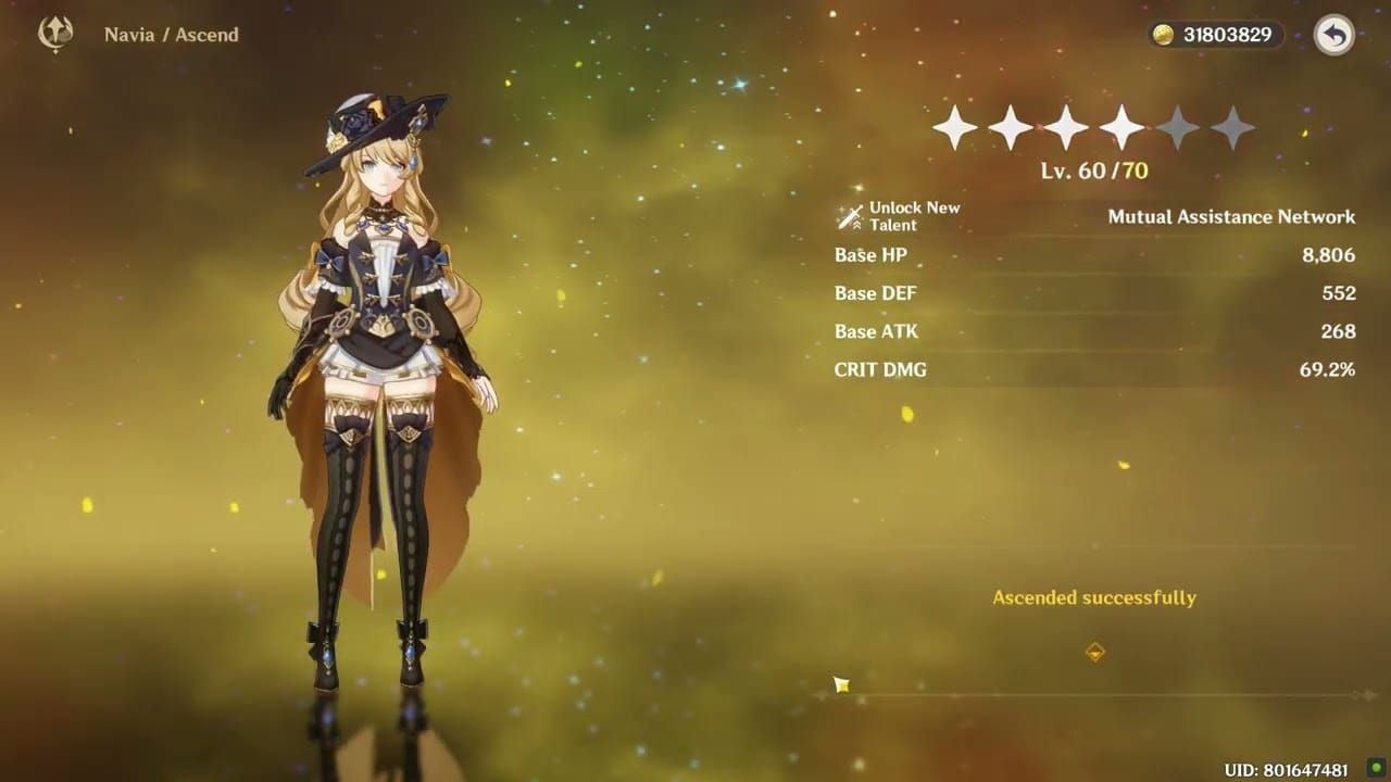 Sistem peningkatan unit bintang 1 ke bintang 3 Genshin Impact Moonlit Patrol Exercise