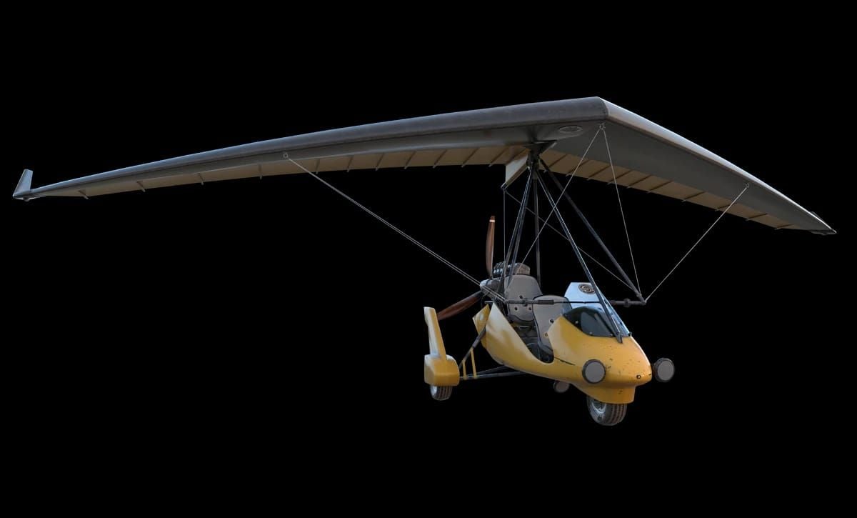 Captura de tela do Moto-Planador do PUBG Mobile 3.6 no local de spawn