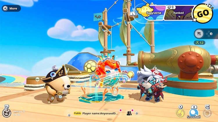 Eggy Party creator analytics dashboard